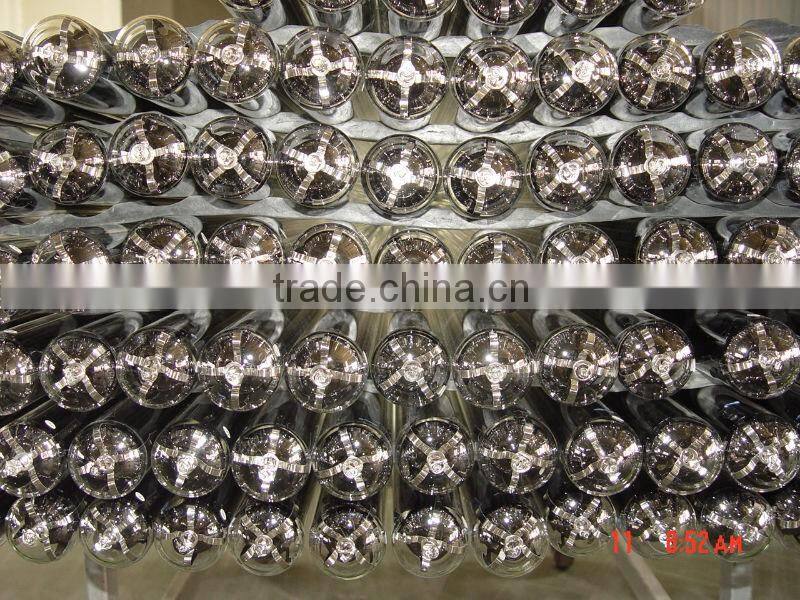 Three target solar energy tube for solar water heater