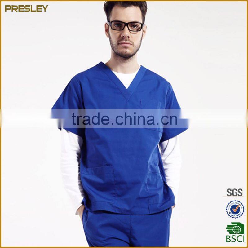 wholesale price Hospital Staff Uniforms in 100% Cotton comfortable dirtproof