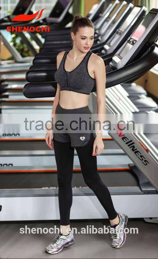 OEM manufacture woman gym wear leggings fitness sport bra