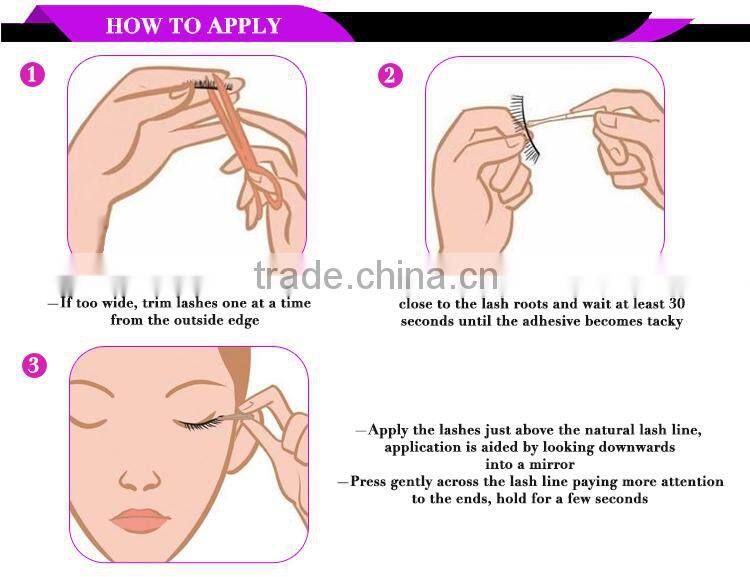 wholesale price synthetic material eyelashes