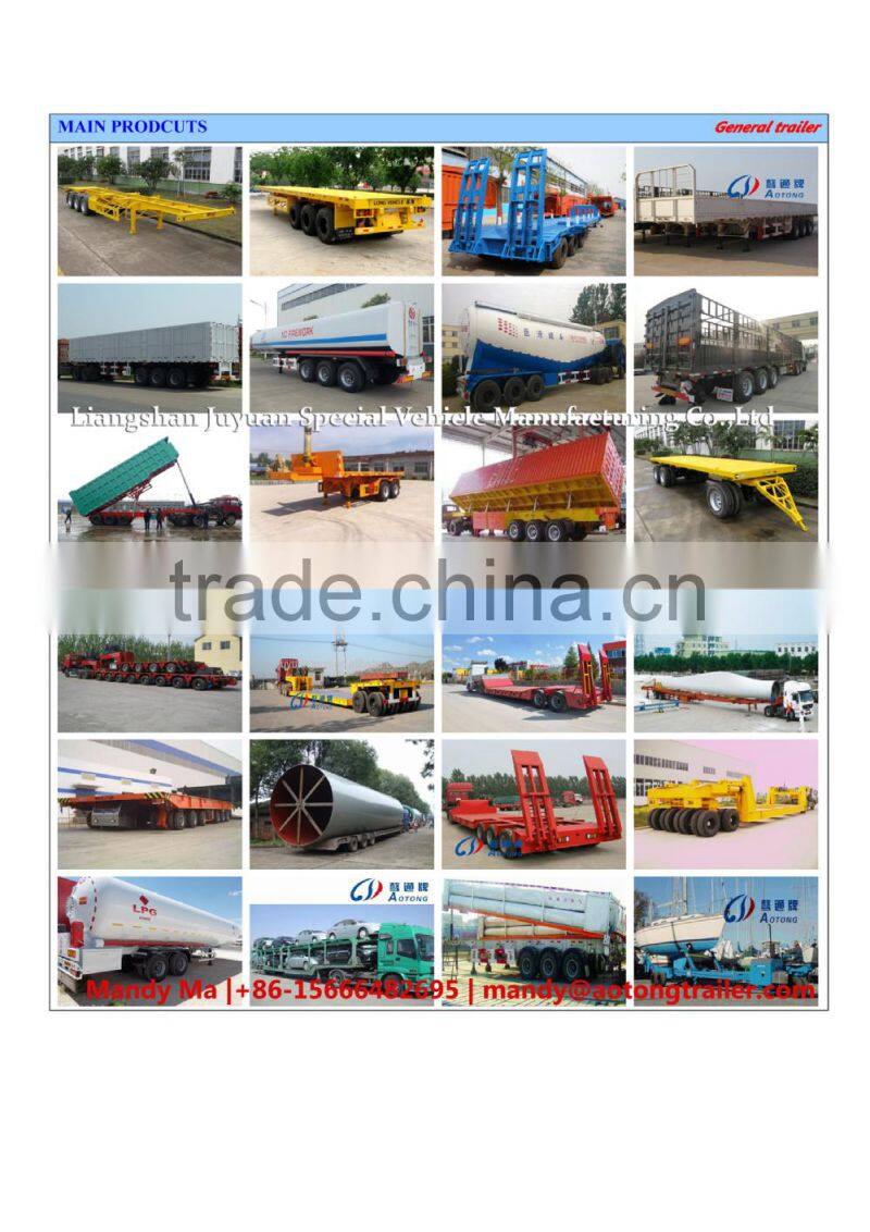 40ft chassis trailer ,20ft skeleton trailer for ISO standard container