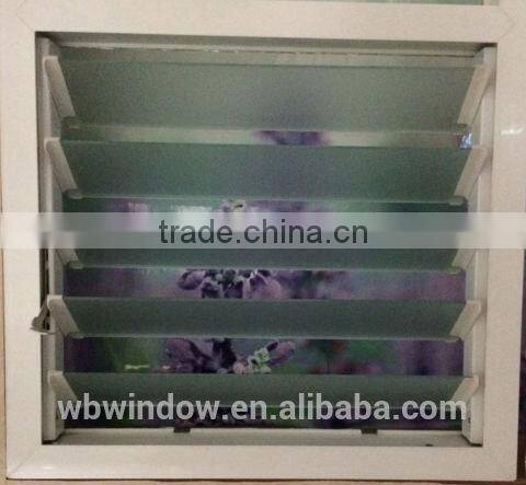 manufacturer for pvc glass louvers windows