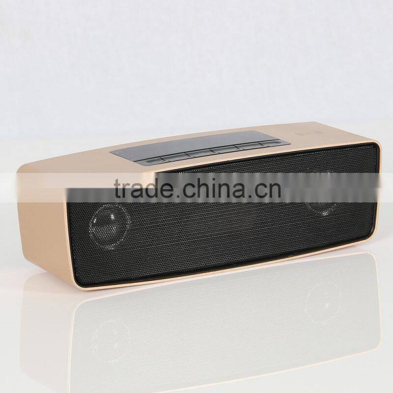 Portable mini cube bluetooth speaker with waterproof feature