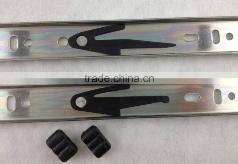 Top quality ball bearing slide side mounting type telescopic drawer channel