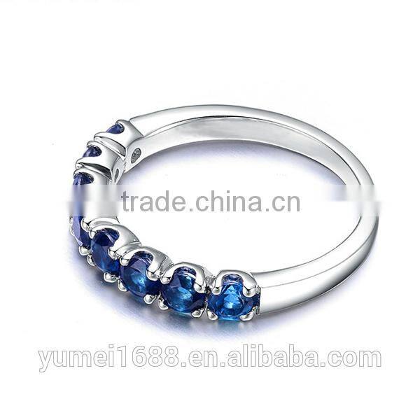 OEM Design Rhodium Plated With AAA CZ Stone Ring In Lowest Price Made In China