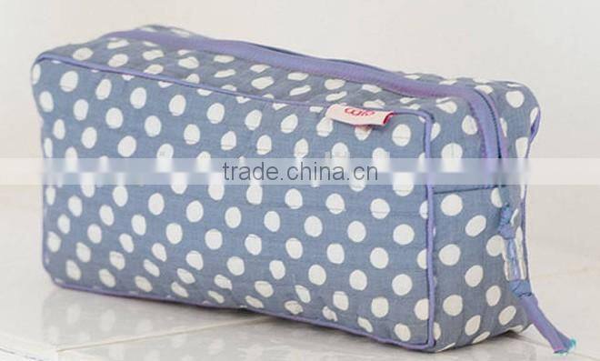 Clutch Makeup Bag In Spotty Dotty Prints