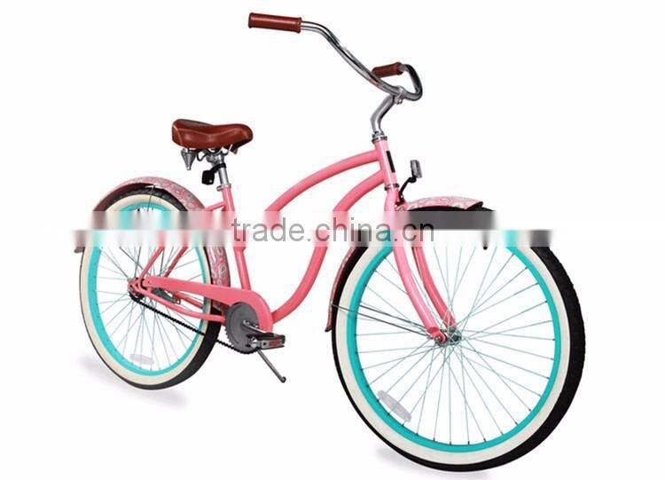 2016 hot selling beach cruiser bicycle freestyle bike KB-BC-Z23