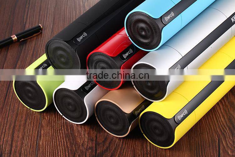 360 Degree Stereo Sound HIFI NFC Bluetooth Speaker Hot selling Mini WIreless-Fidelity(WIFI) , bluetooth speaker , USB port .