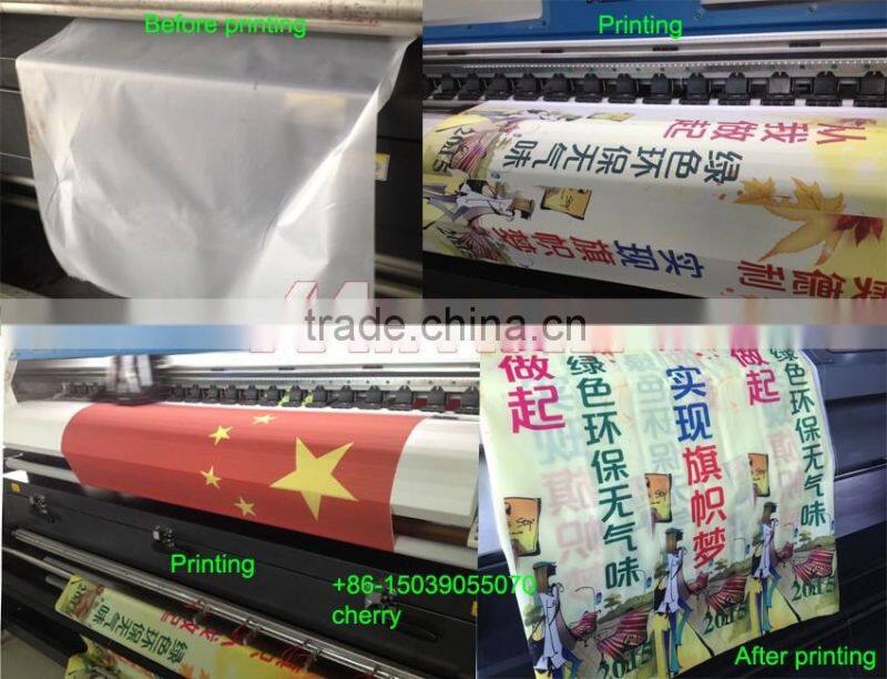 High speed senior 1.9 m indoor digital industrial inkjet printer with industrial 5113 head