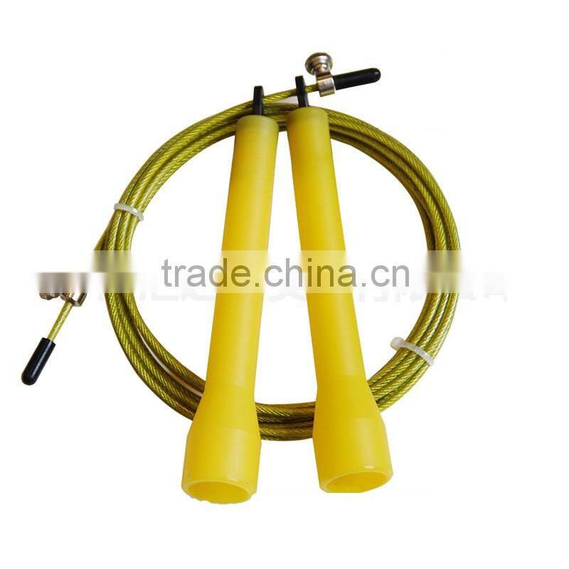 High quality untra thin steel wire skipping rope lighted skipping rope cheap jump ropes