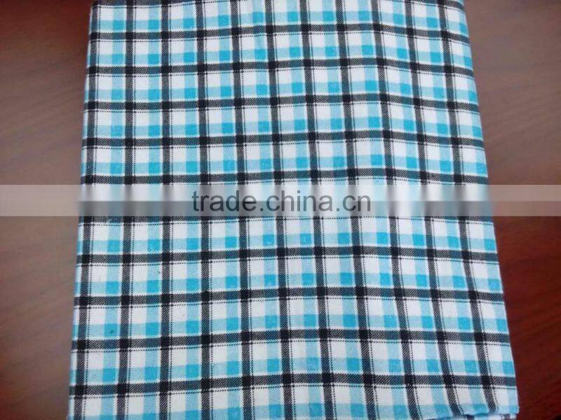 polyester/ cotton flannel fabric two side brushed for shirt