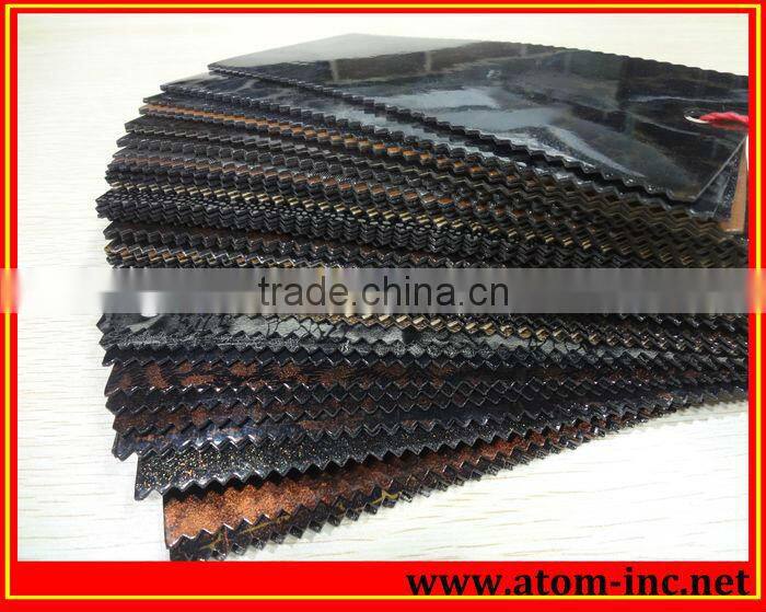 Shining pvc sheet supplier mica sheet for lamp shades from Atom Shoes sole Material Limited