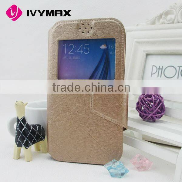 Newest 2nd Universal wallet pu silicone phone case