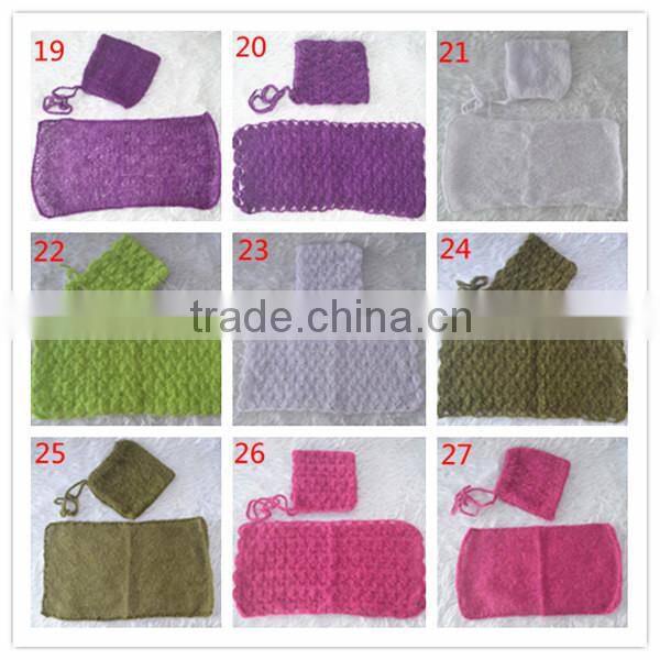 infant bonnet and pants knit crochet pattern baby photo prop