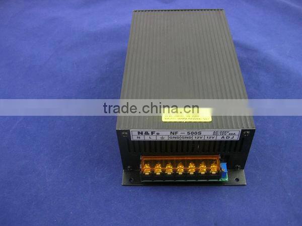 500W 12V Switching Power Supply,12V 500W Switching Power Supply,Aluminum frame,CE apprived,DC12V40A