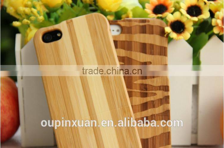 Promotion new product bamboo phone case ,Bamboo cell phone case
