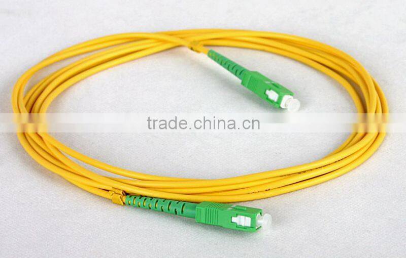 Fiber Optic SC/SC patch cord with Asperity Polishing Connector