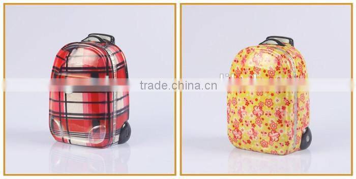 yellow ceramic coin bank for kids suitcase shape in money boxes