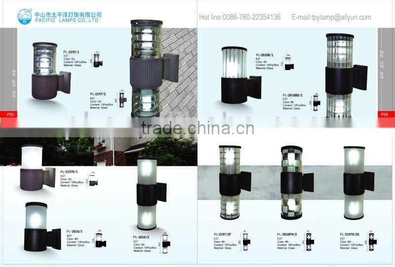 2014 Newest LED bollard light/LED wall light from China manufacture with Aluminium and PC