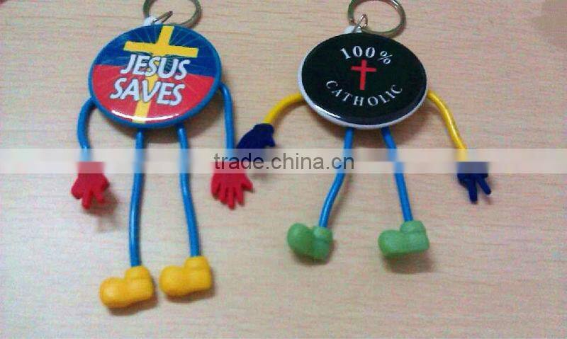 58mm cartoon character keychains
