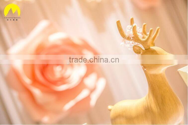 Gaint Artificial Paper Foam Floral Flowers For Wall Decoration Wedding Decoration