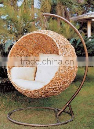 00 outdoor garden patio leisure elegant rattan swing hanging ball chair YPS082