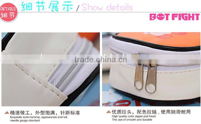 Large canvas wholesale pencil case for kids Baymax pen bag