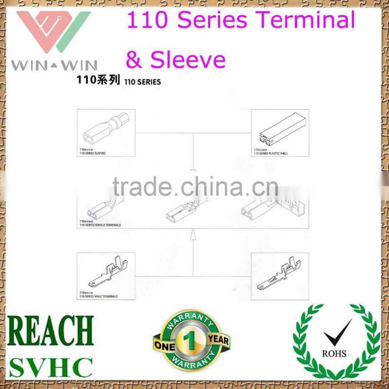 Nylon 2.8 terminal plastic sleeve