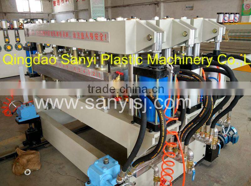 PVC Plastic floor panel making machine