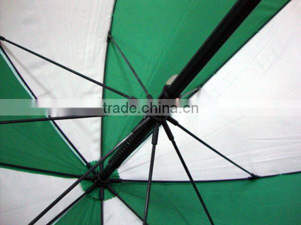 Single Canopy Fiberglass Golf Umbrella Windproof