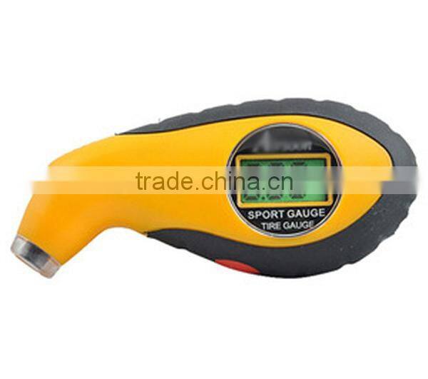 LCD Display Digital Tire Pressure Gauge with LED Flashlight