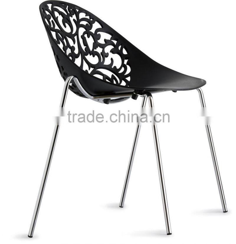 Dongguan Elegant Restaurant Furniture Polypropylene Plastic Chair