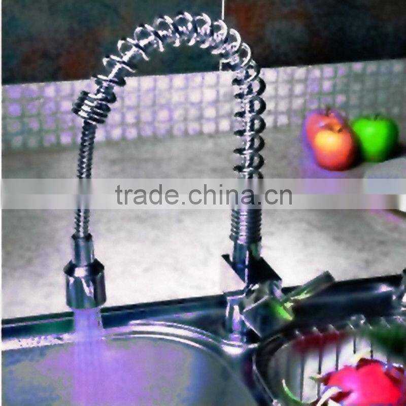2013 water glow led faucet light unique kitchen faucet