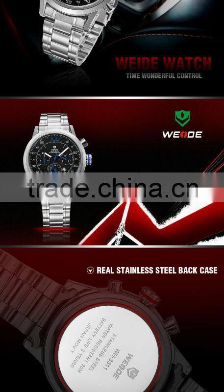 2015 Best selling stainless steel pratical women sport watch WH3311