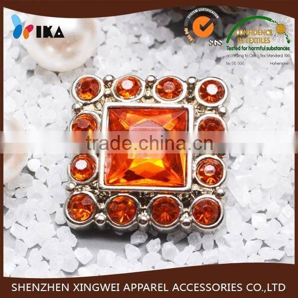 custom made rhinestone exclusive button