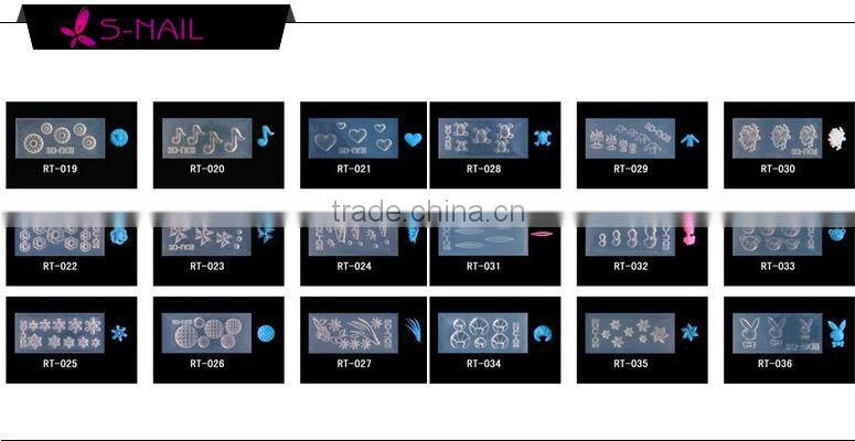hot sell 3d acrylic nail art mold diy decoration