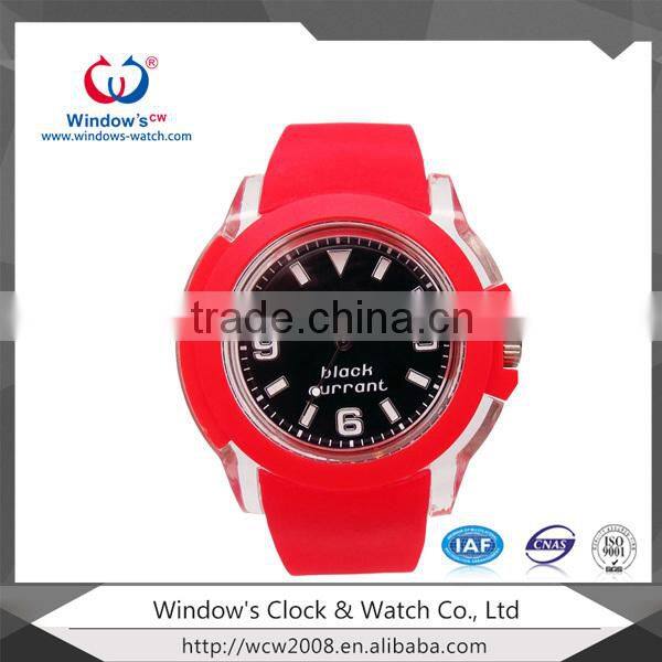 Custom Design FASHION silicone couple lover wrist watch