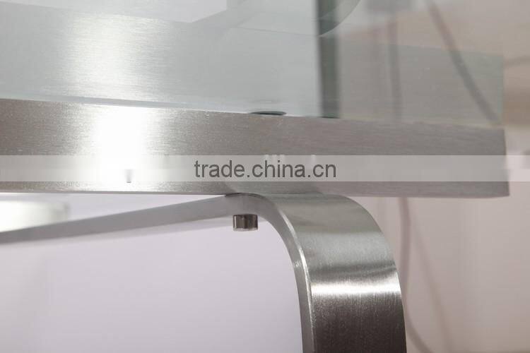 Famous designer modern hans wegner ch108 coffee table glass top