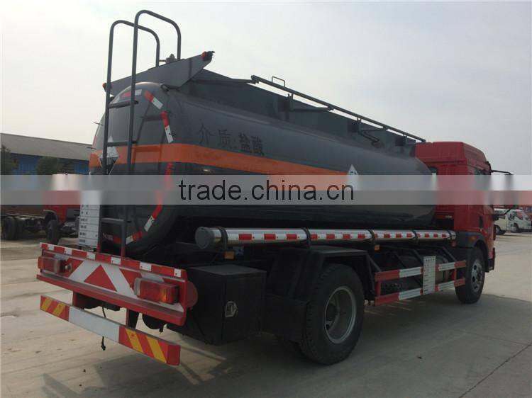 FAW 17000Liters oil truck made in China mini fuel tank truck for sale in south america