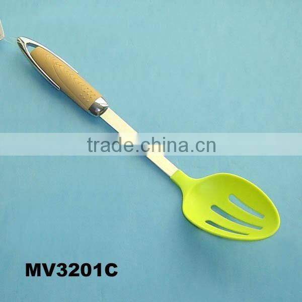 HOT SALE NYLON KITCHEN TOOL WITH PP HANDLESLOTTED SPOON