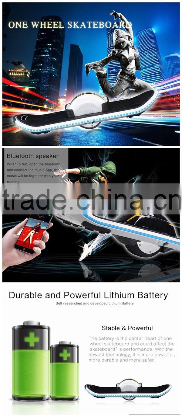 Hoverboard with led lights one wheel electric skateboard hoverboard free shipping