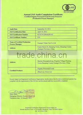 Pollution Free Health Food Drink Organic Black Tea With Beautiful Packing Box