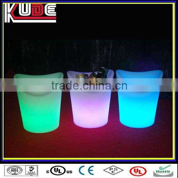 LED illuminated cool martini ice bucket fruit bucket disposable
