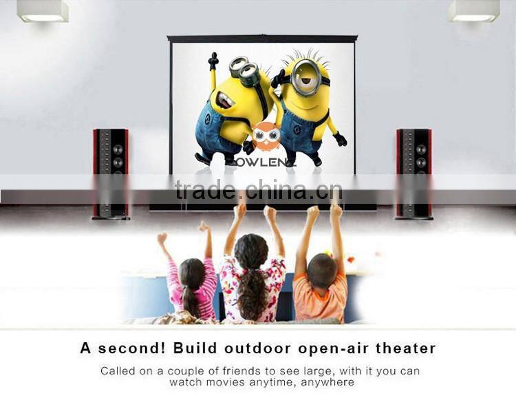 TSH40 Portable Matte White 40 inch 16:9 Table Projection screen Projector Screen Indoor or Outdoor