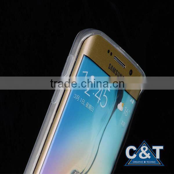 C&T Clear Transparent Flexible Gel Ultra Thin TPU Cases Covers For Samsung Galaxy S7 Edge