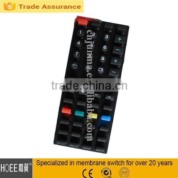 remote control rubber membrane keypad tactile keyboard