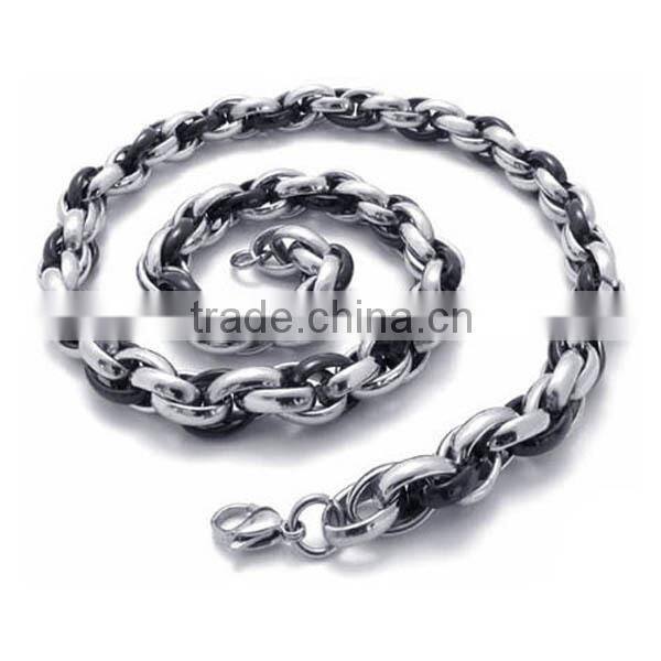 KSTONE 316 Stainless Steel Rope Chain Necklace