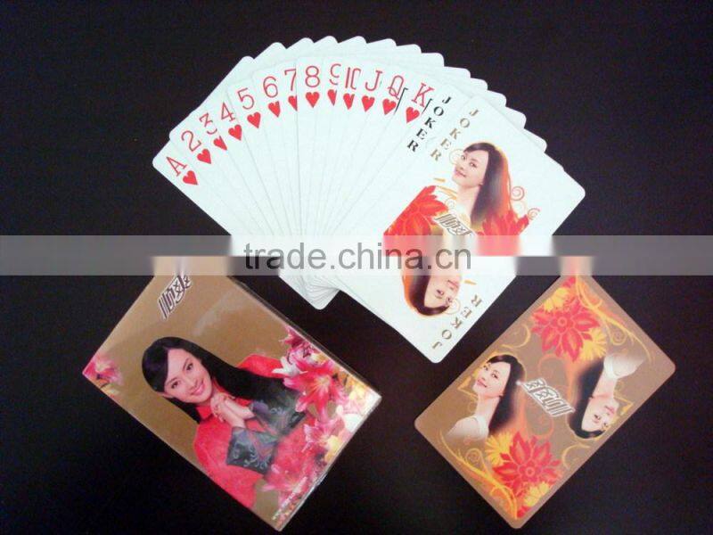 Photo printed playing cards trendy poker cards with logo
