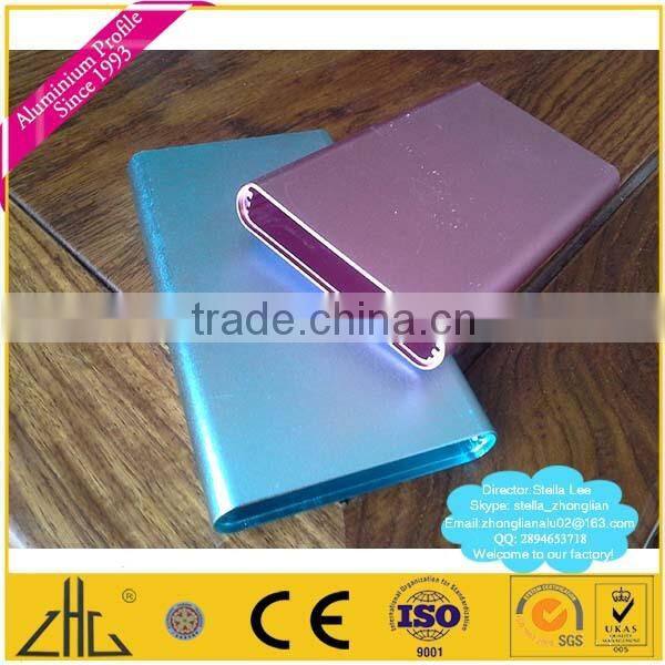 Wow!!Mobile power pack aluminium profile aluminium housing factory/aluminium enclosure for power bank, charger baby, charger pal