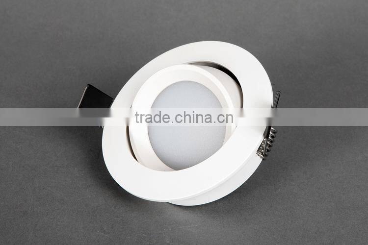 5w recessed led spot light with adjustable and non-adjustable for your option